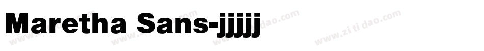 Maretha Sans字体转换